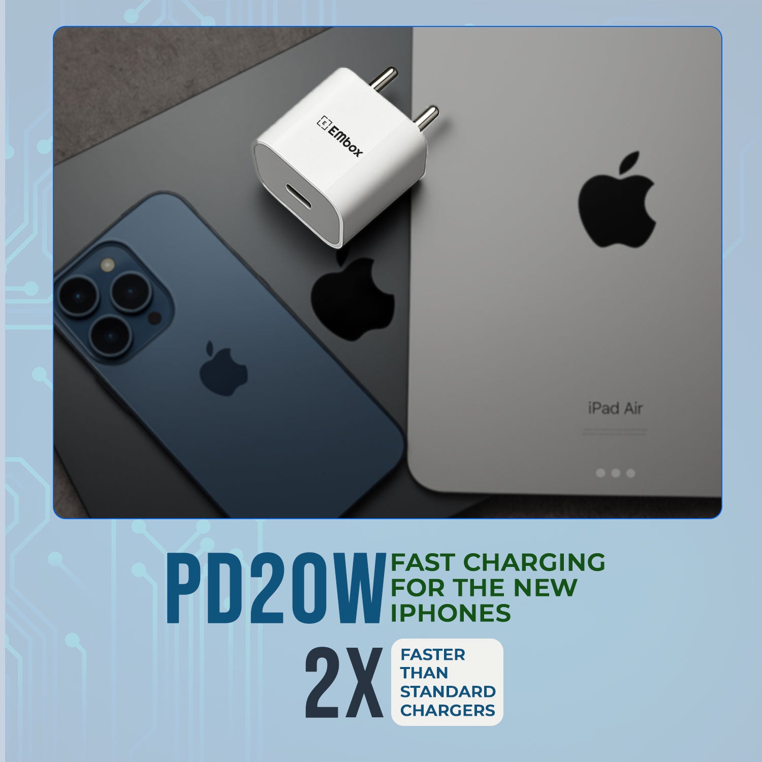 20W Super Fast Charger Adapter Compatible with iPhone 7/17 Air/17 Pro/17 Pro Max/16/16 Plus/16 Pro/16 Pro Max 15/14/13/12/11 Series, Fast Charging PD 3.0 Wall Charger