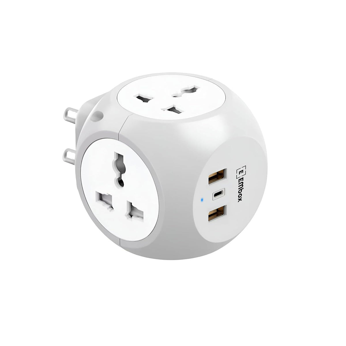 4 Socket Universal Charger Adapter 1500W Multi Plug Adapter
