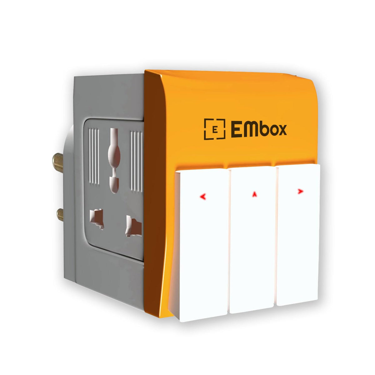 EMBOX 3 Pin Multi Plug Adapter with Individua3 Pin Multi Plug Adapter