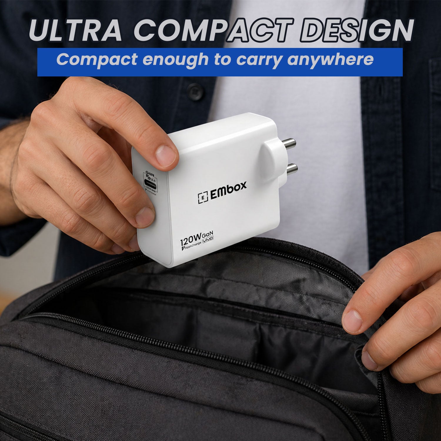 120W Flash Super Fast Charger Compatible for VIVO X100 5G, V30, V-X90 5G, V-X90 PRO 5G, V-X FOLD 3, iQOO-11 5G, iQOO 9 Pro, iQ9, iQOO 9T