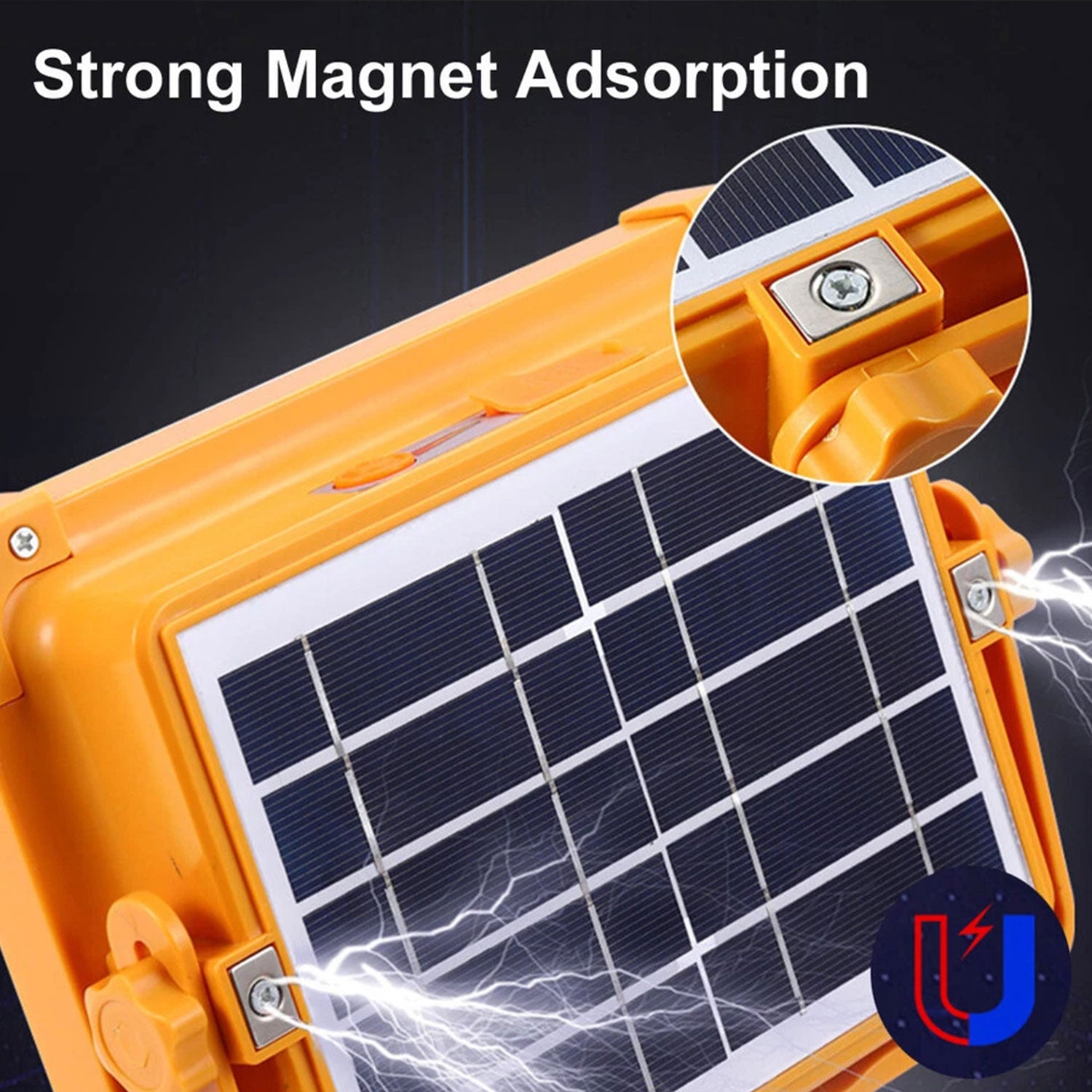 Solar LED Flood Light 100W|16500mAh Rechargeable Battery|10000LM Brightness 288 LED USB & Solar Charging| 5 Lighting Modes Portable Metal Camping Lamp for Garage Farm Fishing & Emergency