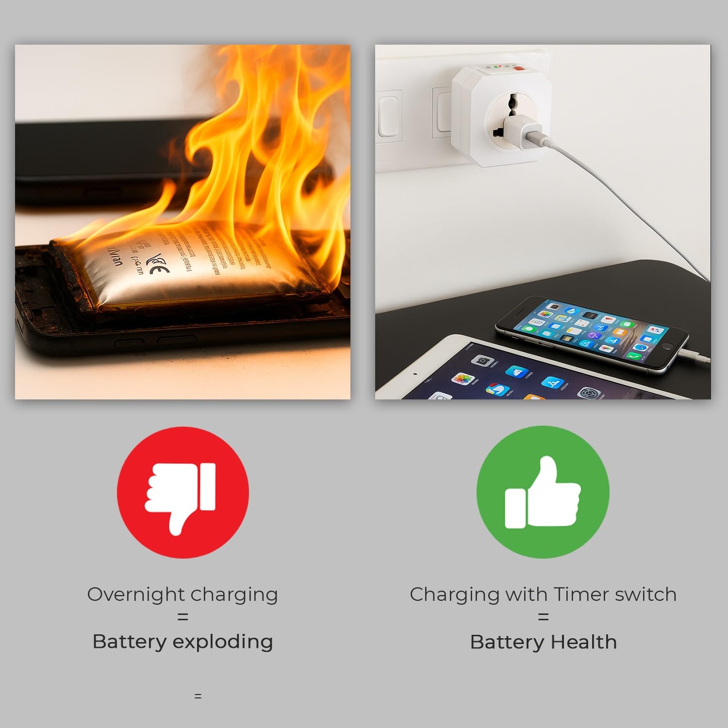 Timer Switch for Lights | Automatic On Off Switch Timer | Programmable Power Cut Off for Lights | Charging Mobile Laptop Lighting Glow Sign Board Aquarium1500W