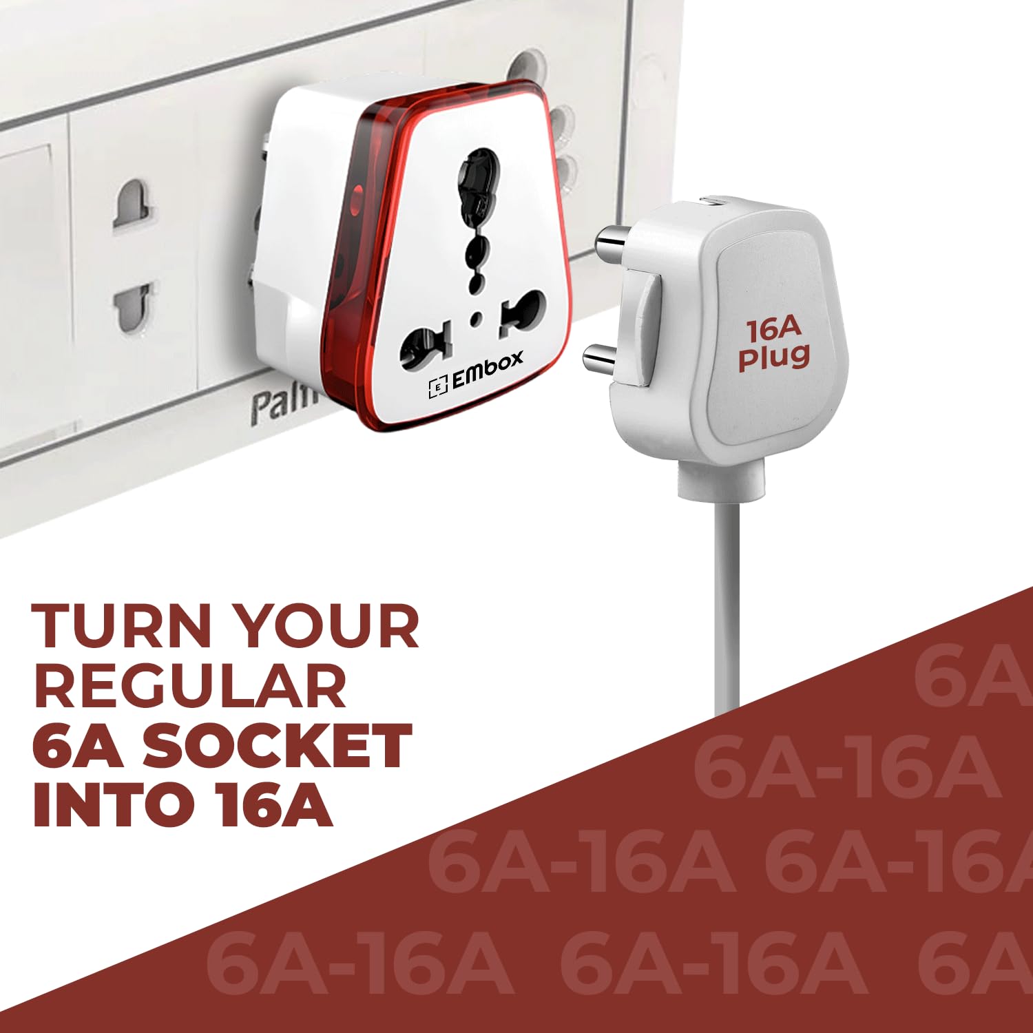 6A to 16A Converter Plug