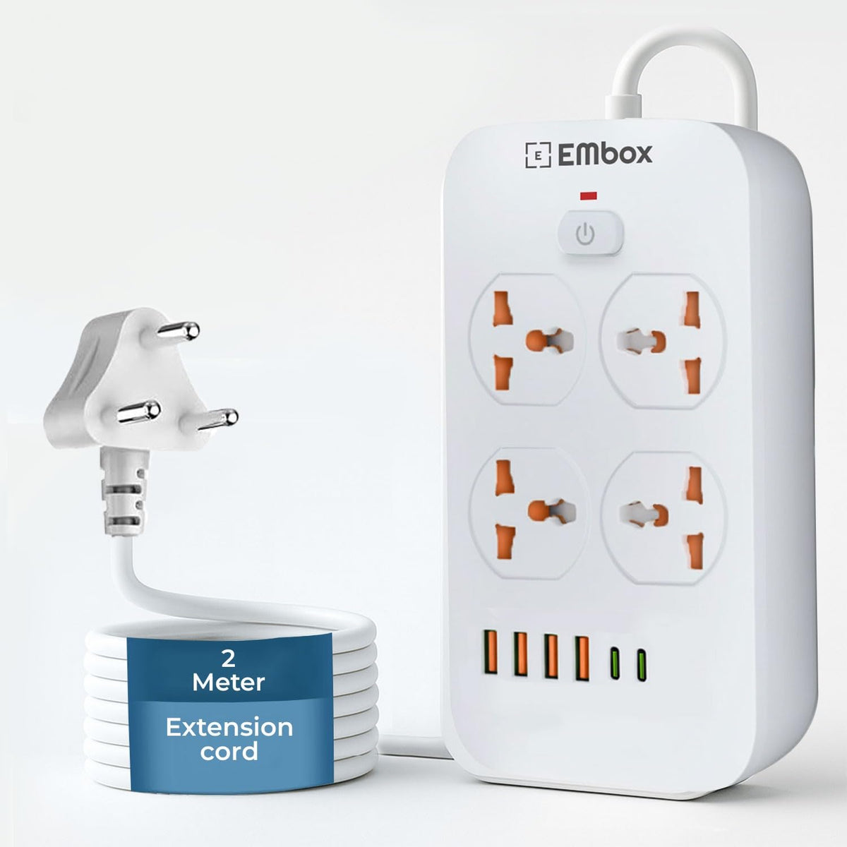 Embox Extension Board 5 Meter Cable with USB Type C | Extension Board