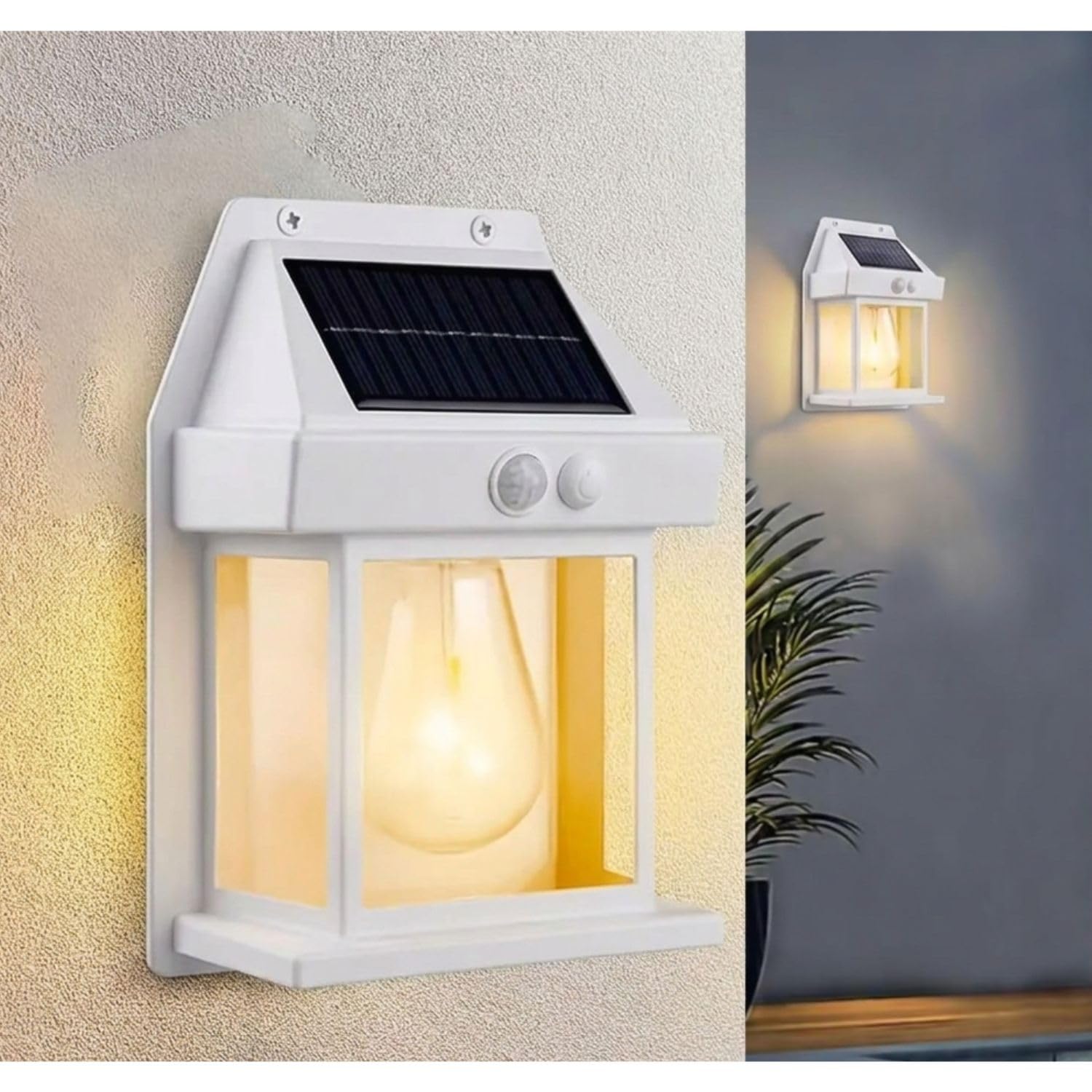Solar Light Outdoor Garden Waterproof LED Porch, Patio, Garden, Pathway & Yard Lighting Scone Lamp for Garden Pathway, and Lawn Waterproof Automatic Powered
