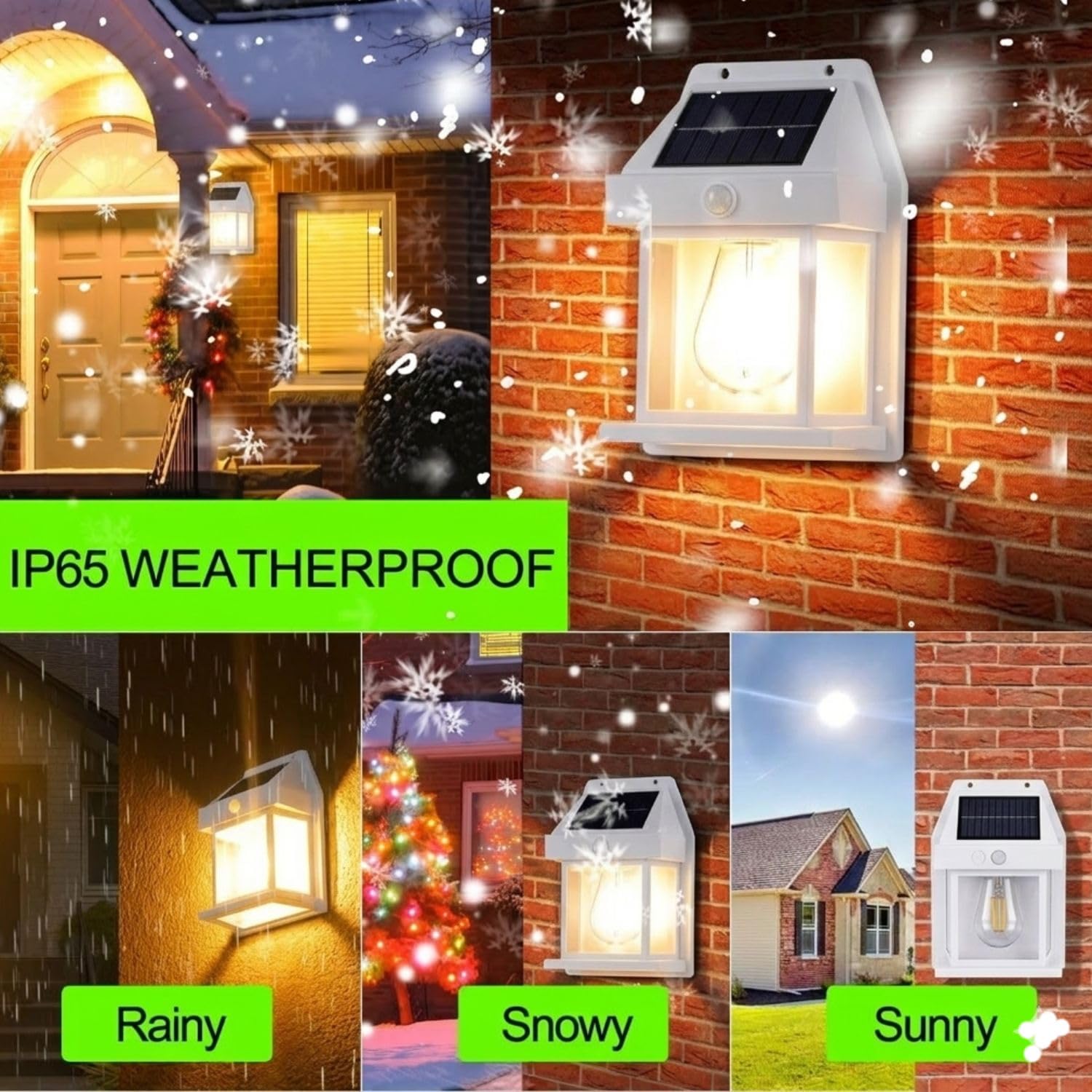 Solar Light Outdoor Garden Waterproof LED Porch, Patio, Garden, Pathway & Yard Lighting Scone Lamp for Garden Pathway, and Lawn Waterproof Automatic Powered