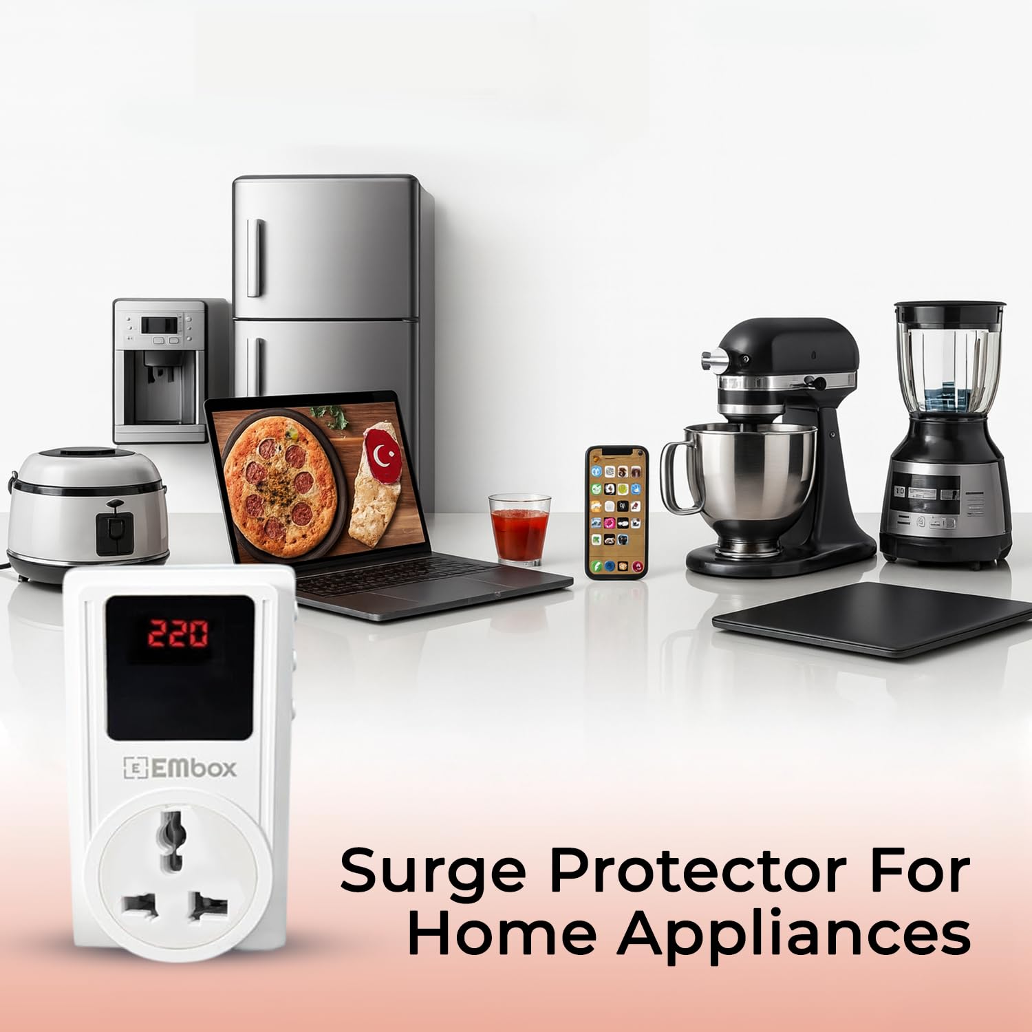 Surge Protectors | Automatic Digital Voltage Protector 250V | Smart Pl